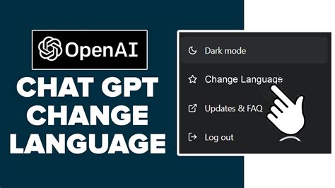 chat gpt change language settings.